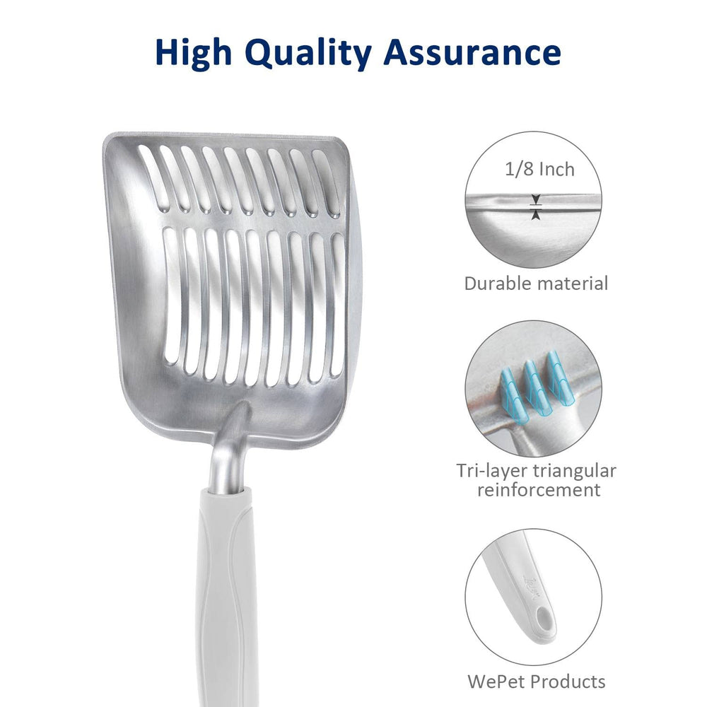 WePet corps aluminium robuste, conception durable.