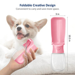 WePet gourde anti-fuite avec joint en silicone, démonstration pratique.