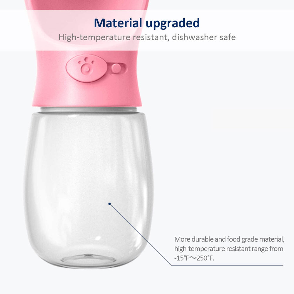 Matériaux sans BPA et sans plomb, WePet durable et sûr.