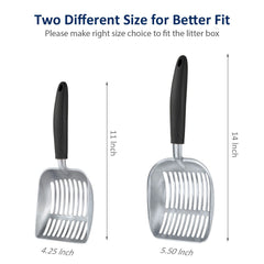 WePet grille-de-sifage-profonde — sépare facilement les amas et laisse passer la litière propre.