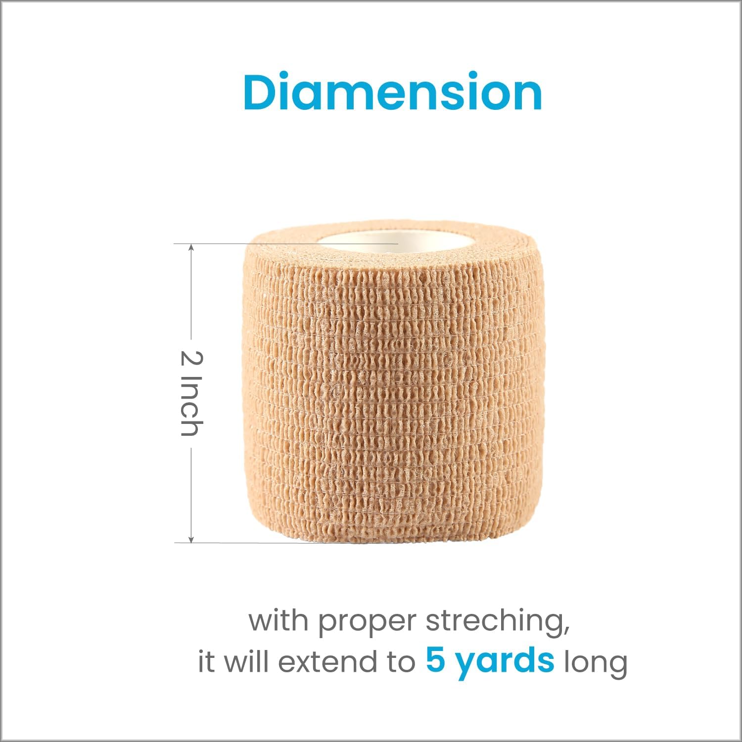WePet pansement-cohesif recouvre les plaies avec douceur et protection.