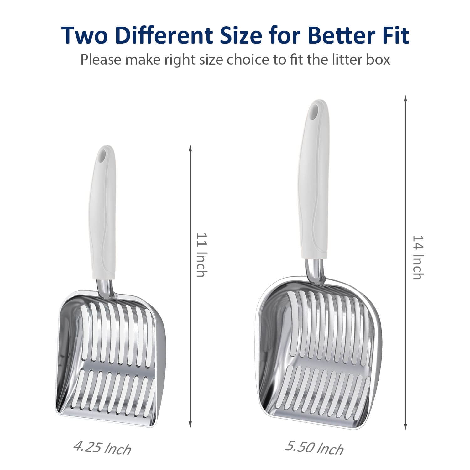 WePet pelle-litière aluminium-nettoyage-efficace, aide à gagner du temps lors du ramassage quotidien.