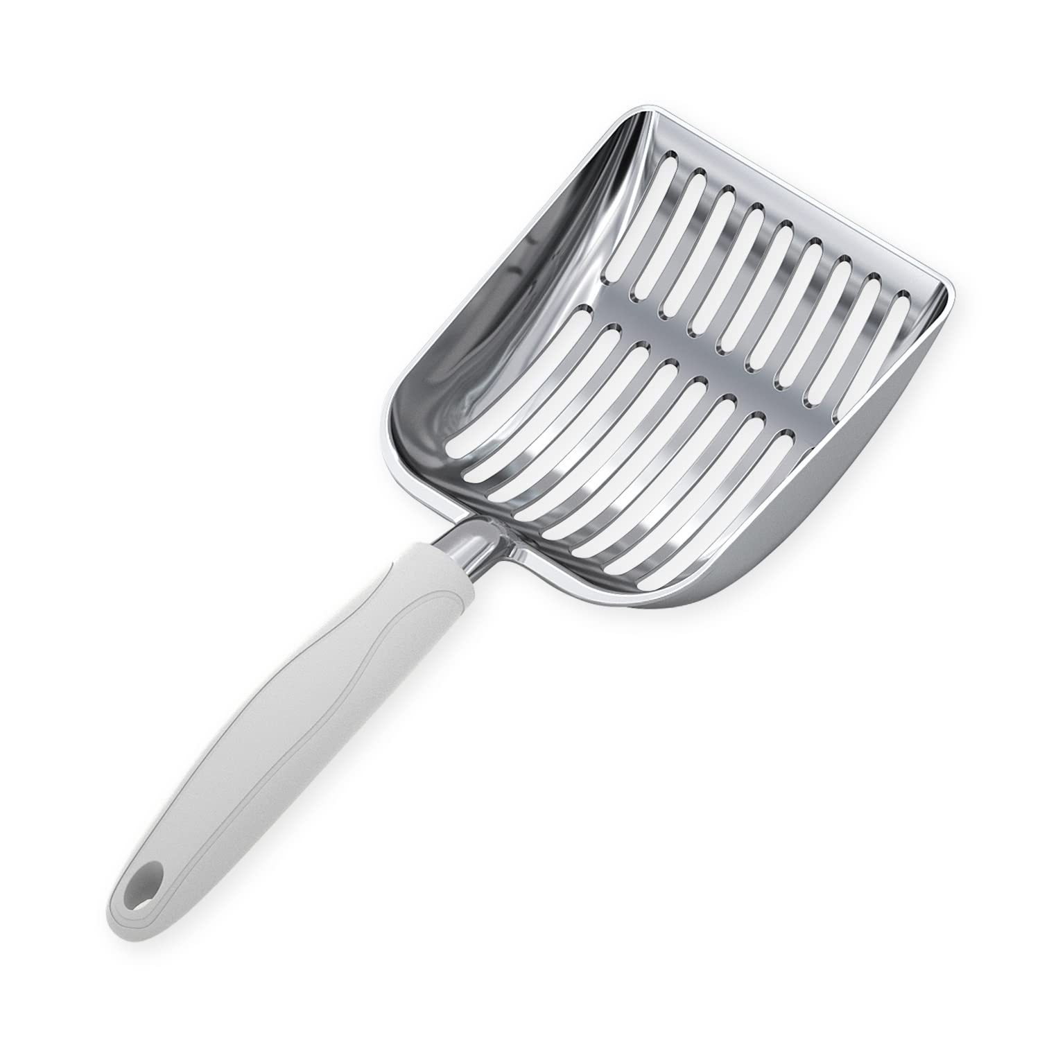 WePet pelle à litière en alliage aluminium, robuste et durable.