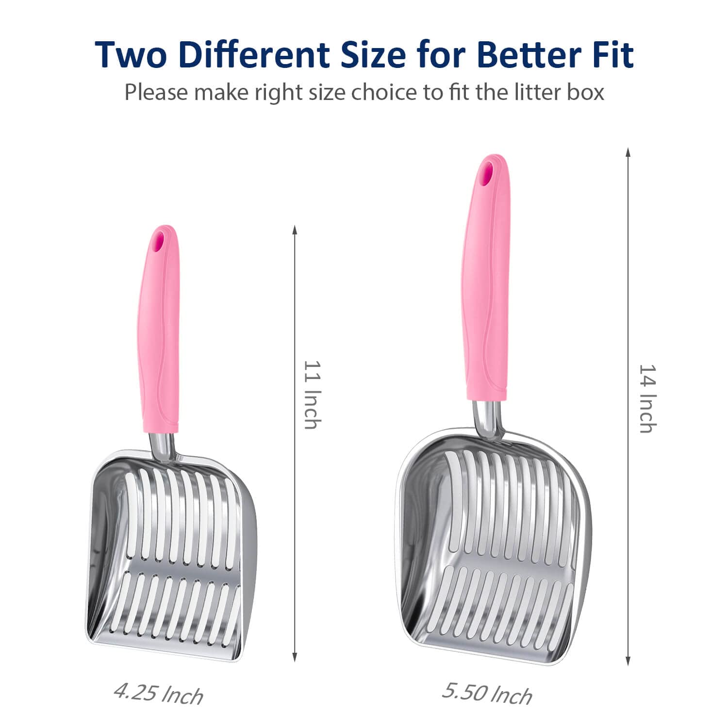 WePet scoop durable et étanche résistant à la rouille au quotidien.