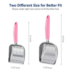 WePet scoop durable et étanche résistant à la rouille au quotidien.