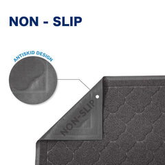 WePet tapis litière avec boucles flexibles brossent les pattes du chat.