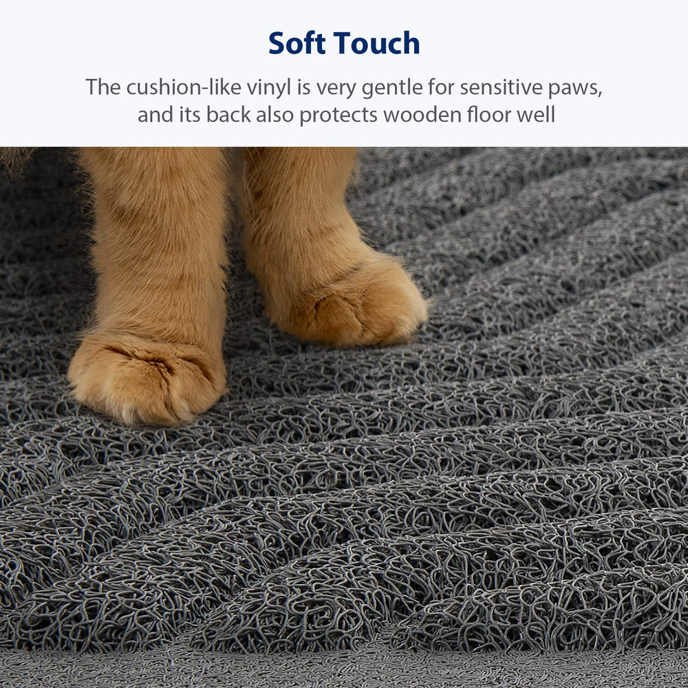 WePet tapis-litière gris XXL résistance-eau et urines pour une utilisation durable