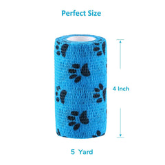 WePet Wrap blessures 4inch, couverture rapide des plaies et confort.