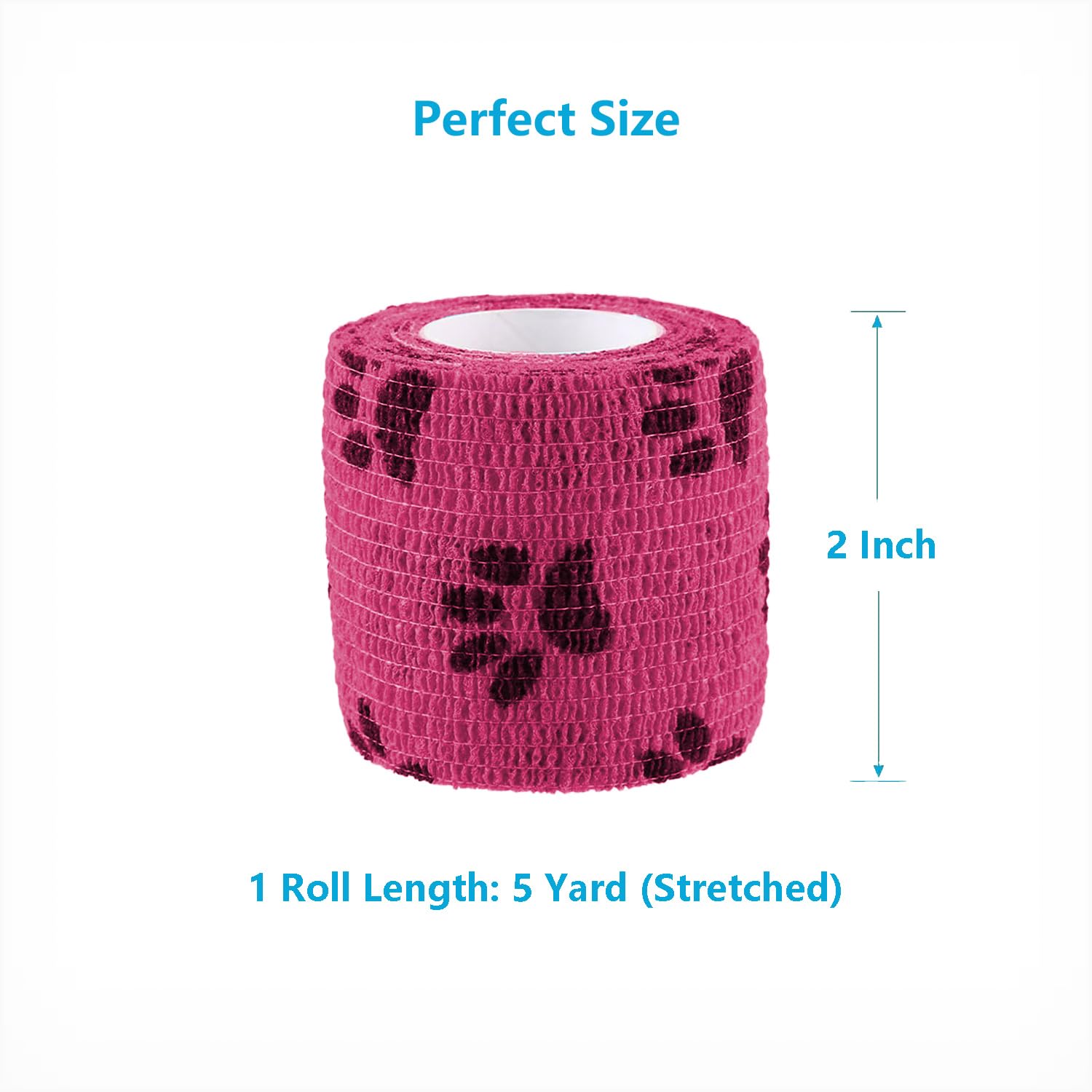 WePet Wrap materiau elastique, offre soutien et confort autour des pattes et plaies.