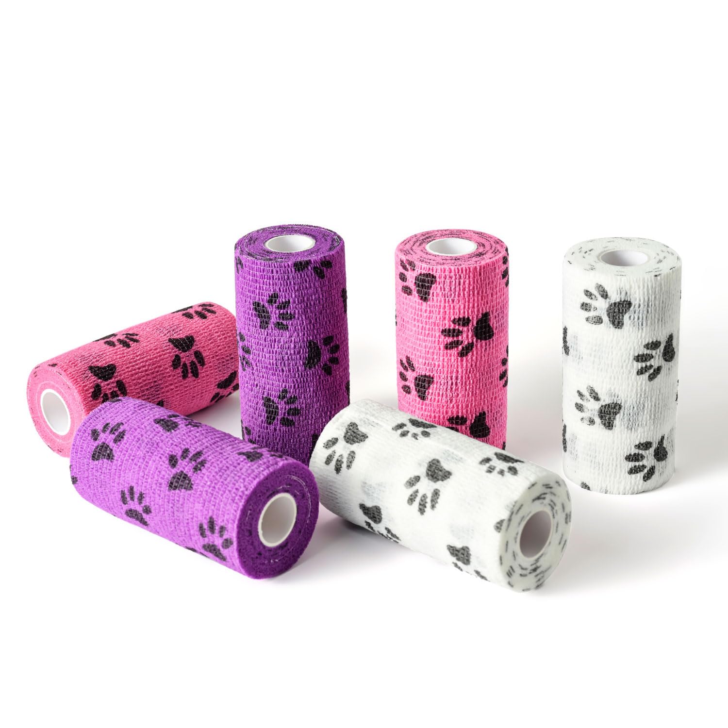 WePet Wrap patte-chien: adhère à soi-même et protège sans coller au poil.