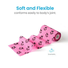 WePet Wrap usage-animaux: bande auto-adhésive polyvalente pour multiples usages.