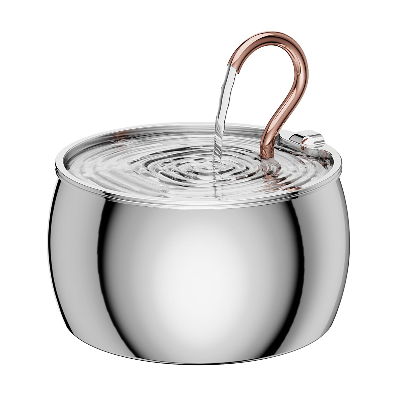 WEPOIU fontaine chat inox 2,5L ensemble—hydratation pratique pour chat.