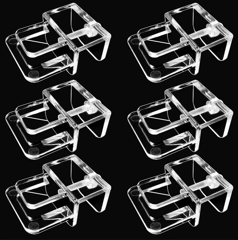 Weramics clips-couvercle-aquarium-sans-rebord assurent un couvercle stable et sûr