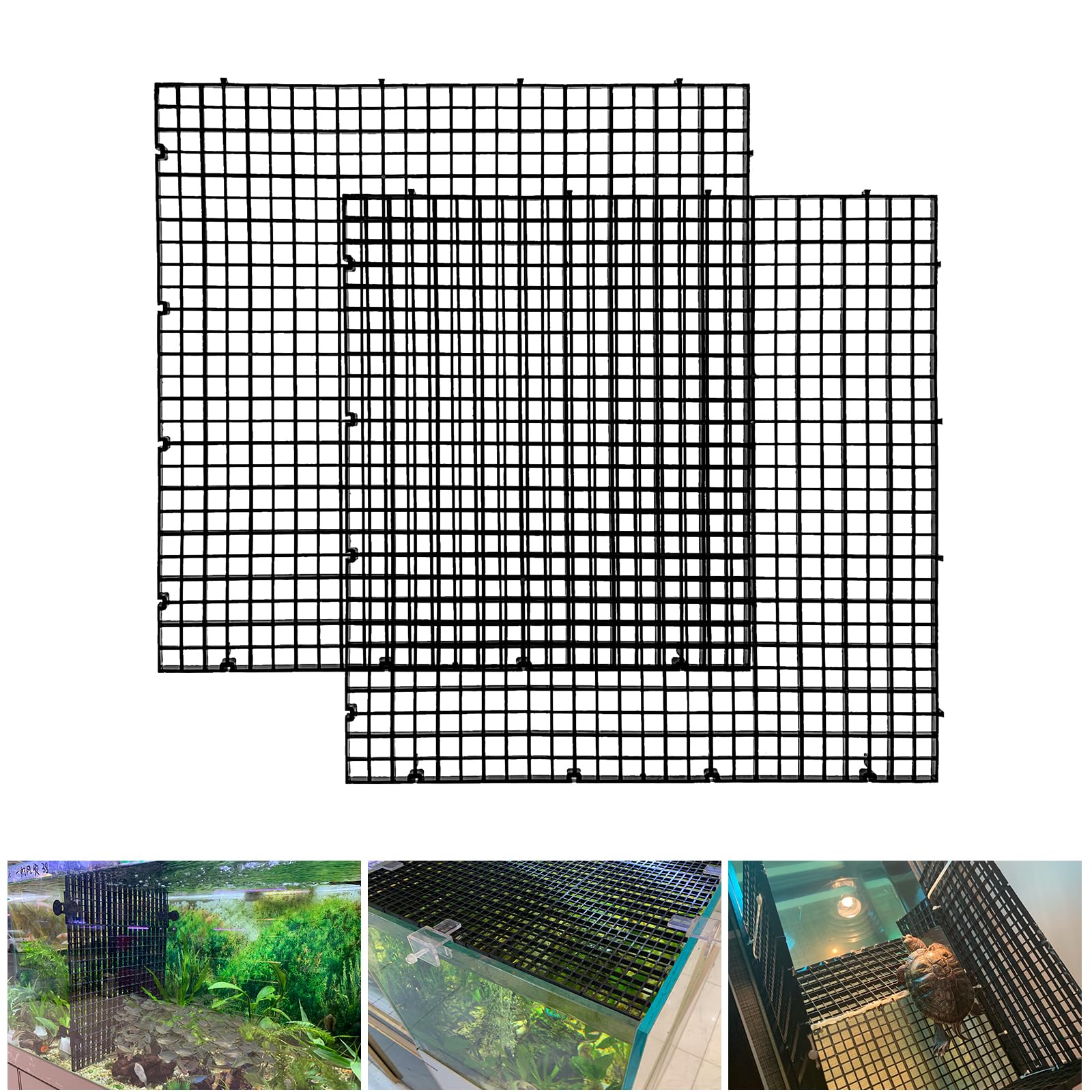 Weramics diviseur d'aquarium — grille nid d'abeille: séparation sûre des zones