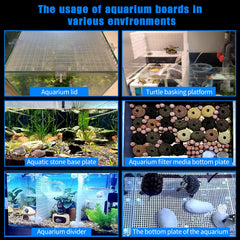 Weramics diviseur d'aquarium usage isolement protection poissons.