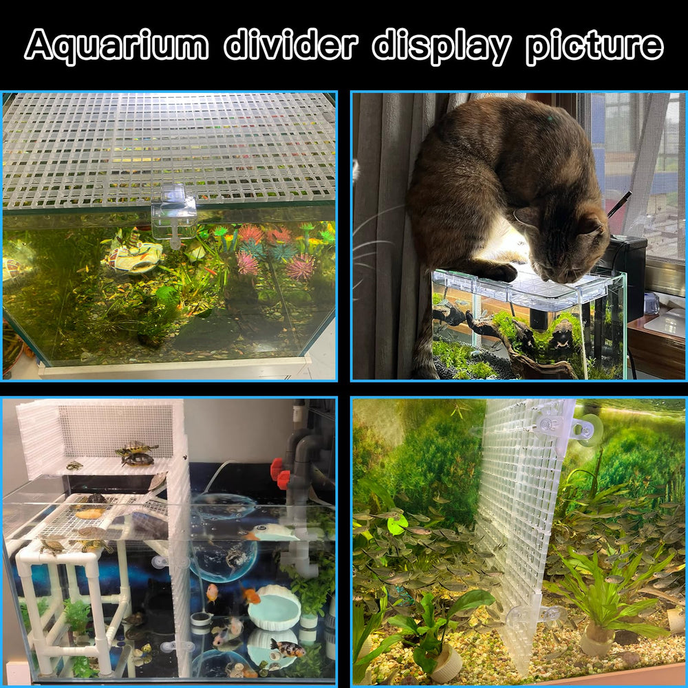 Plaque d'aquarium Weramics en plastique durable, résistante et sans rouille.