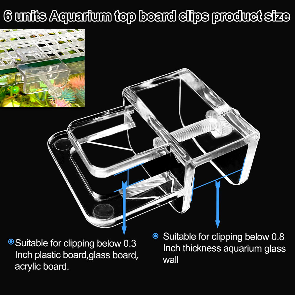 Weramics système-soutien-couvercle-aquarium-verre offre fixation stable