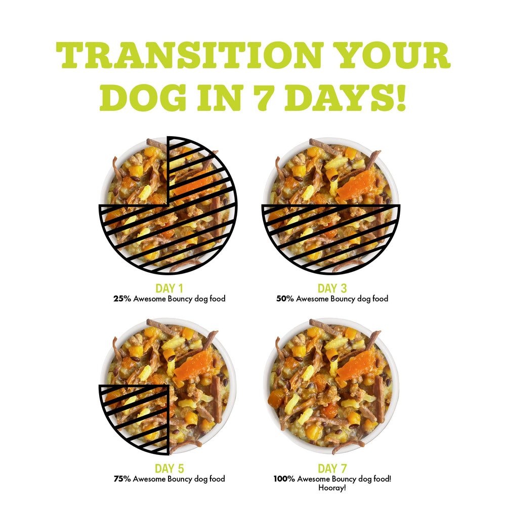 Weruva Awesome Bouncy: repas complet pour chien adulte, équilibre nutritionnel.