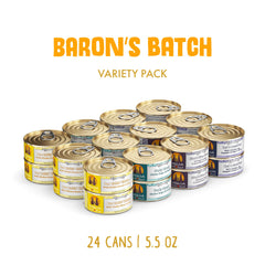 Baron's Batch boîte ouverte avec étiquette claire