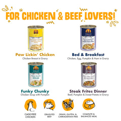 Weruva Baron's Batch Funky Chunky 14oz: saveur riche et texture appétissante.