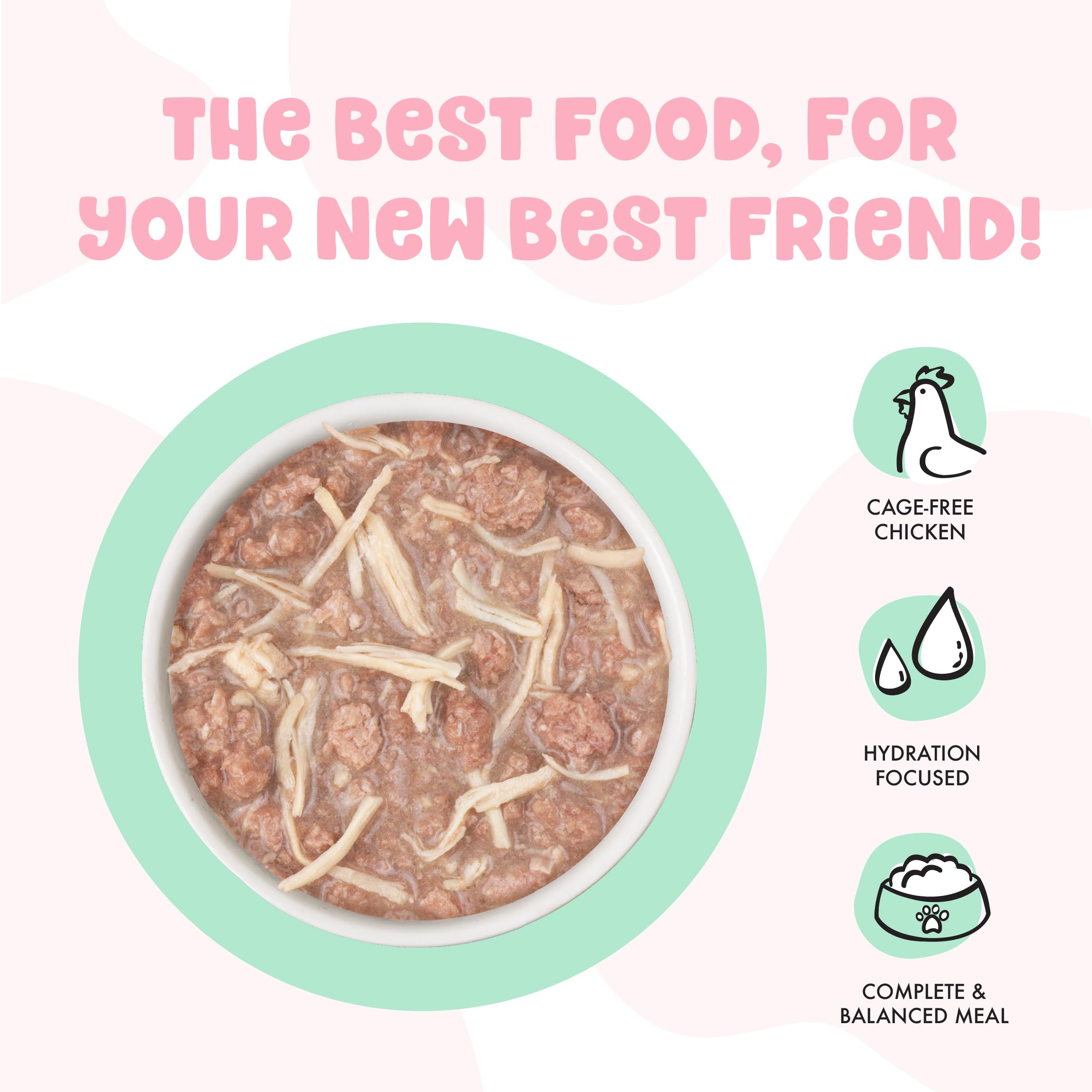 Ingrédients naturels sans gluten ni carraghénane dans B.F.F.