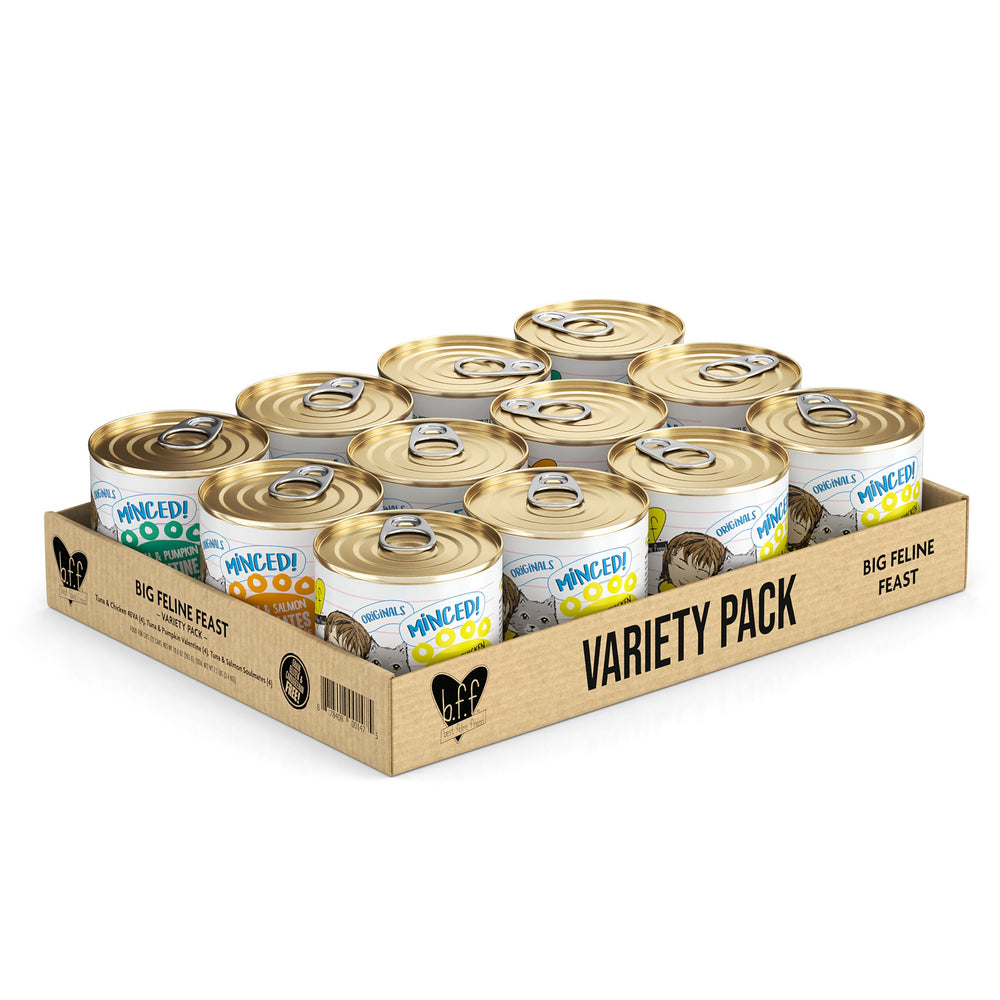 Weruva BFF Minced – Gros paquet félin idéal pour foyers multi-chats.