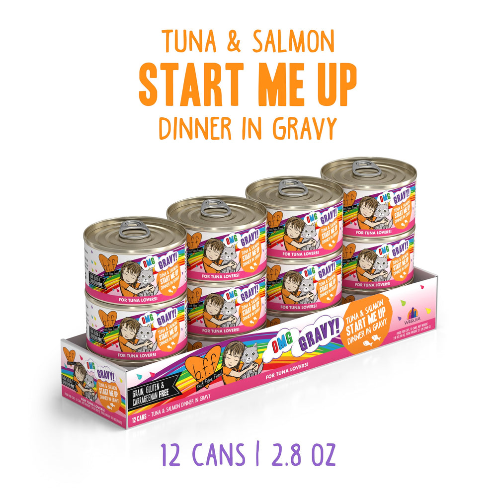 Texture humide et généreuse du B.F.F. OMG pour chats gourmands.
