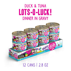 Weruva B.F.F. OMG morceaux tendres canard-thon dans sauce savoureuse.