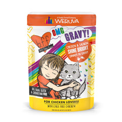 Poche Weruva B.F.F. OMG chat poulet-saumon au jus, repas pratique et savoureux.
