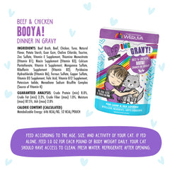 Weruva B.F.F. OMG : format pratique de 2,8 oz par sachet, pack de 12.