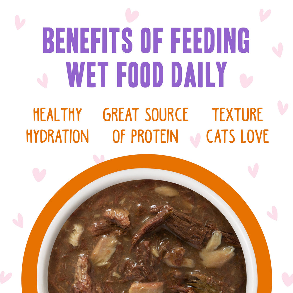B.F.F. OMG sans céréales: sauce adaptée pour chats sensibles.