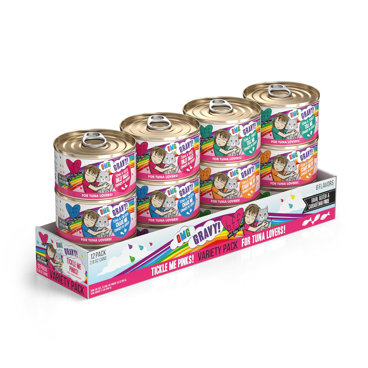 Weruva B.F.F OMG, sauce-chat, favorise l'hydratation grâce à une sauce riche et parfumée