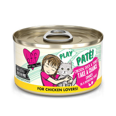 Weruva B.F.F. Play pâté chat poulet en conserve, repas humide savoureux.