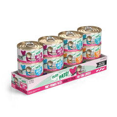 Weruva B.F.F. Play, pâté pour chats, variété attrayante sans céréales et sans carraghénane.