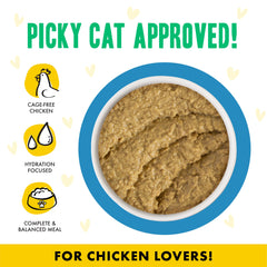 Pâté poulet sans céréales, option adaptée aux régimes sensibles des chats