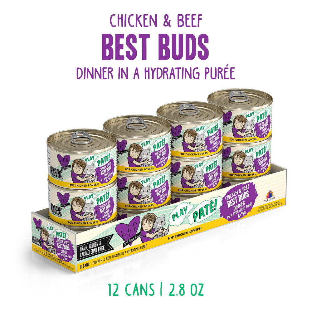 Texture pate cremeuse, ideale pour chat gourmand Weruva B.F.F. Play.