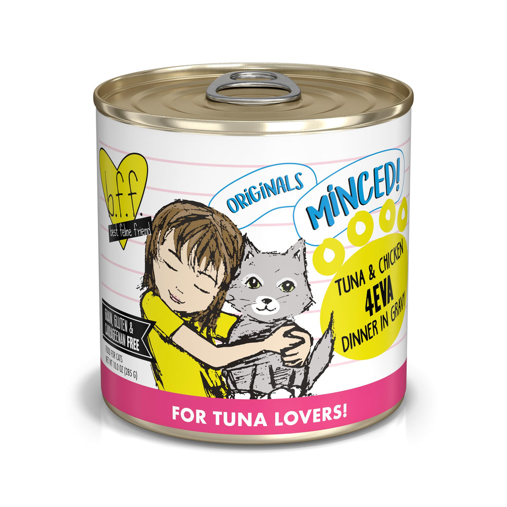 Weruva BFF thon et poulet hachés dans une sauce savoureuse pour chat
