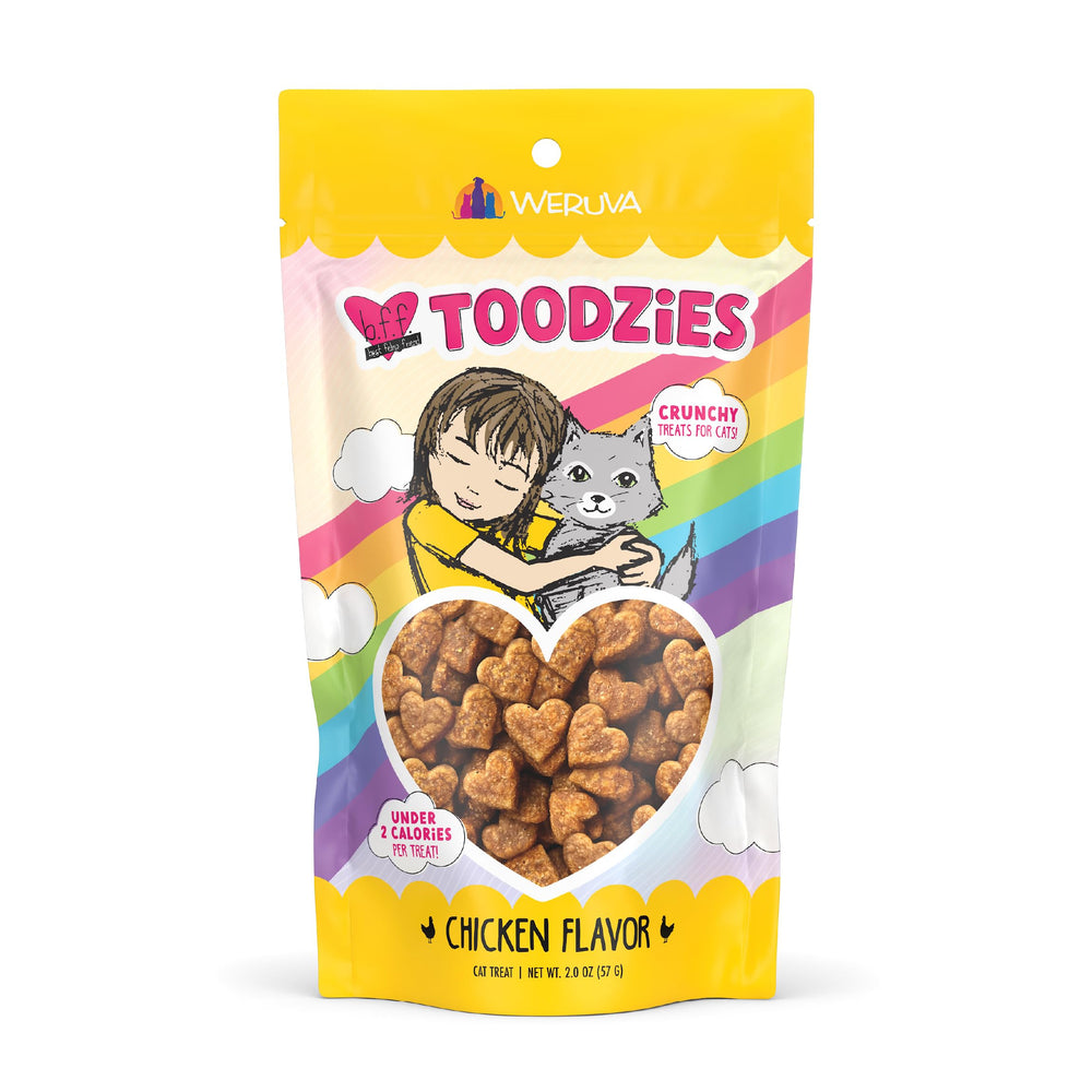 Friandise cœur au poulet Weruva BFF Toodzies récompenser votre chat