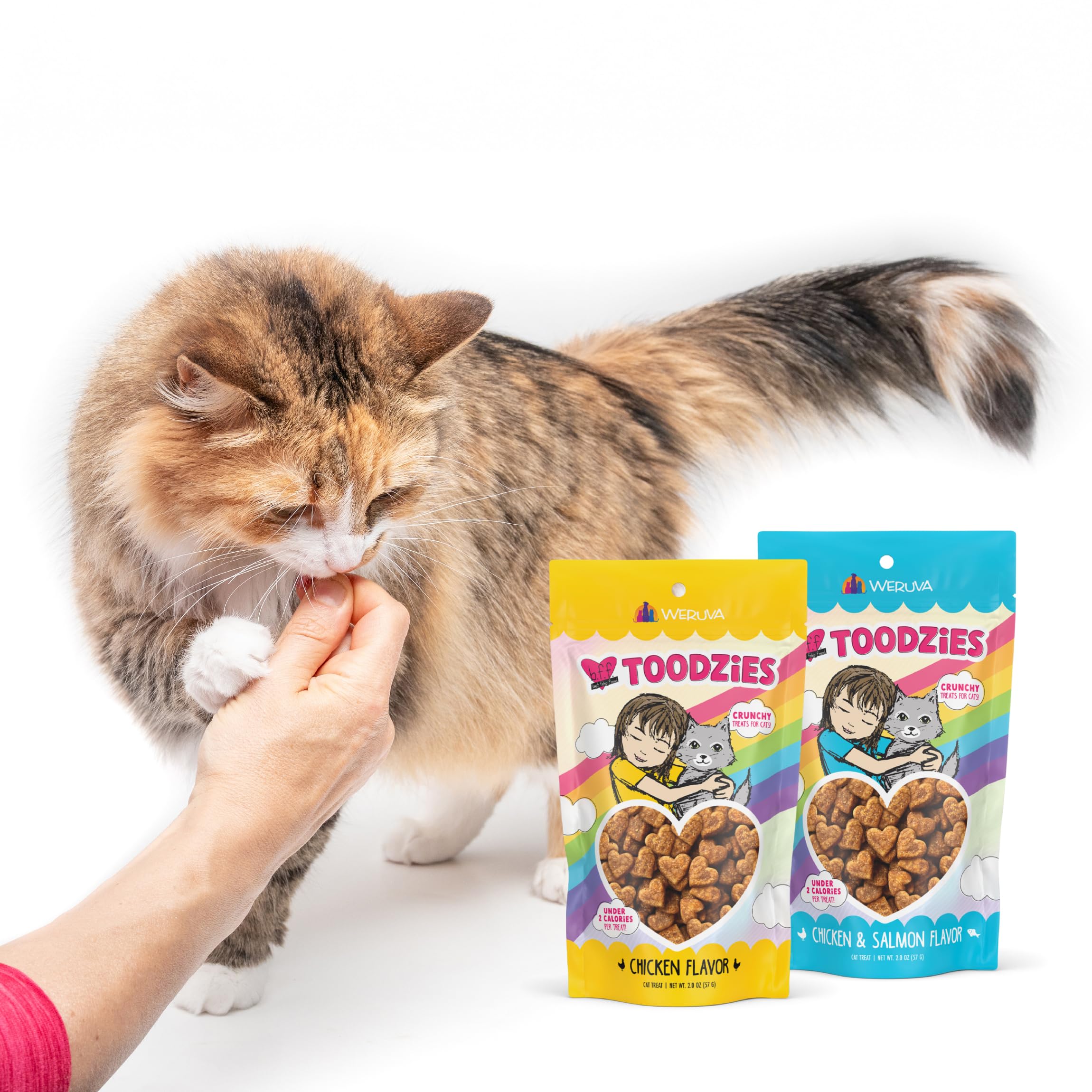Utilisation comme récompense Weruva BFF Toodzies sans additifs artificiels