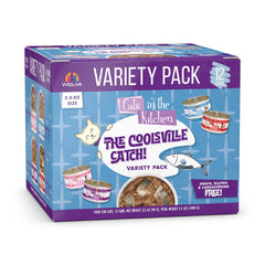 Pack Coolsville Weruva Cats in the Kitchen, présentation variée prête à tester pour chats