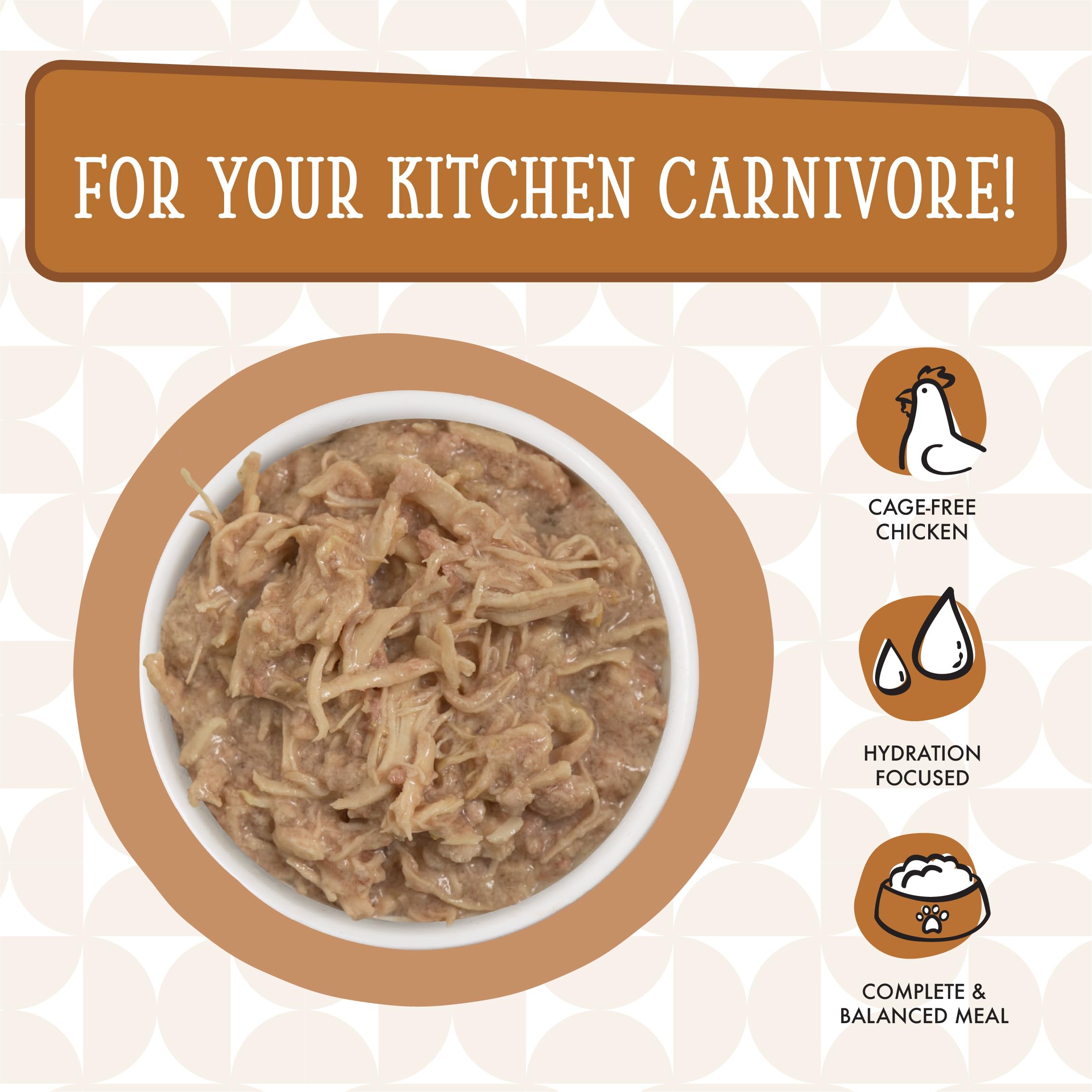 Weruva Cats in the Kitchen Recette grain-free pour chats carnivores.
