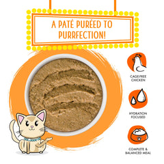 Pâté sans céréales, sans gluten, pour chat Weruva.