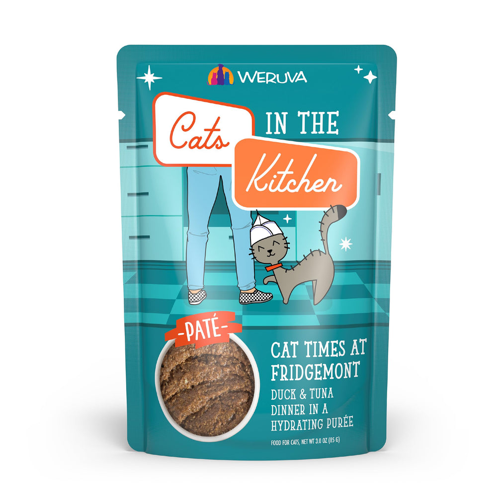 Weruva Chats en Cuisine Pate Slide et Serve canard-thon, portion pratique 3oz
