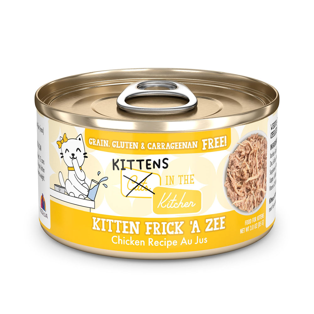 Weruva Chats dans la Cuisine pour Chaton Frick A Zee, boîte 3oz pack 12, pratique pour portions quotidiennes