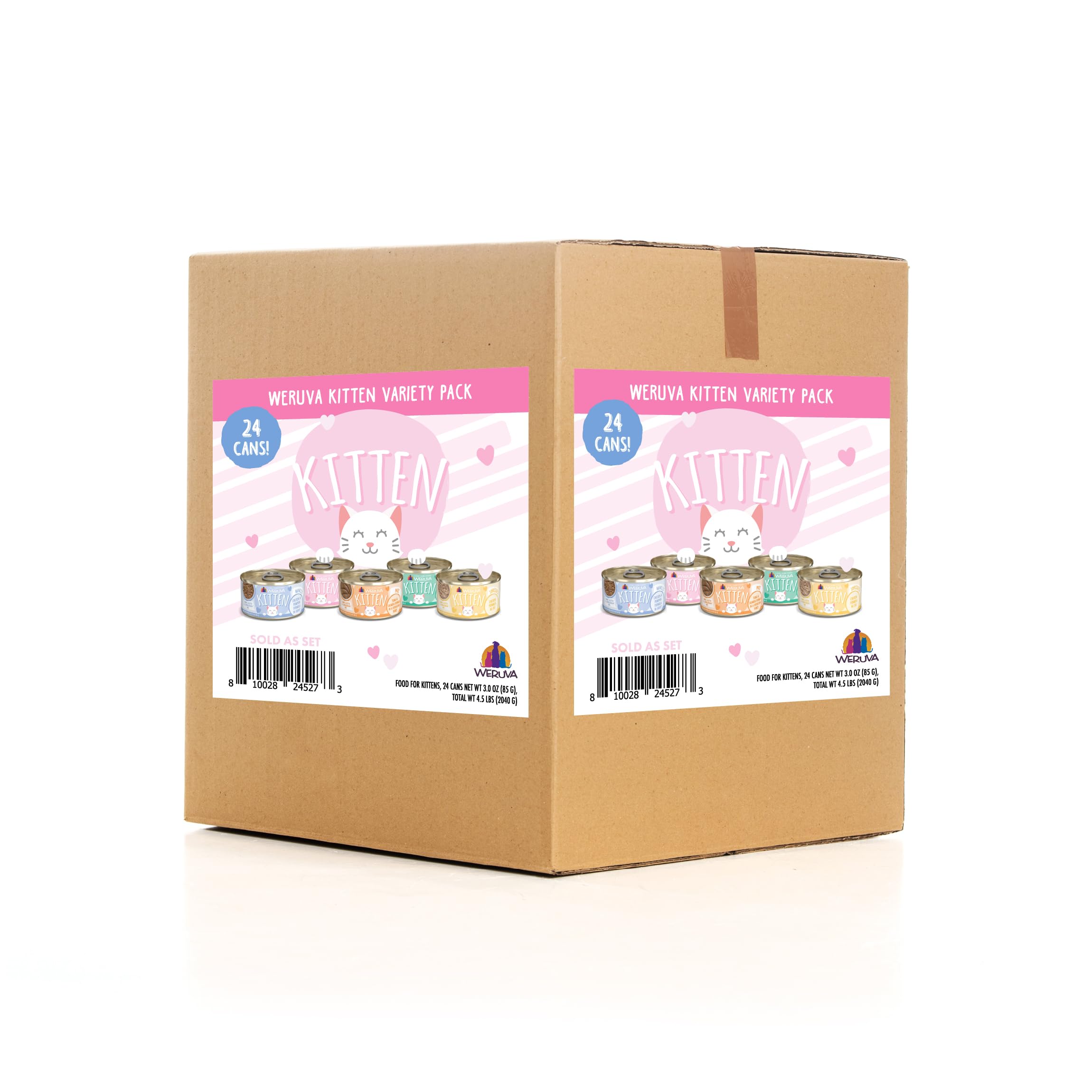 Weruva chatons, emballage conserve 3 onces, pratique pour des repas quotidiens.