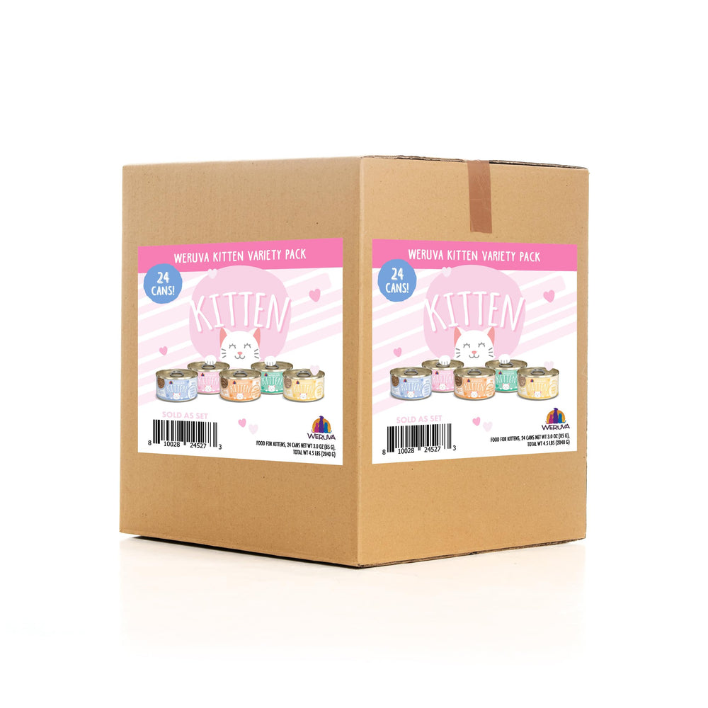 Weruva chatons, emballage conserve 3 onces, pratique pour des repas quotidiens.