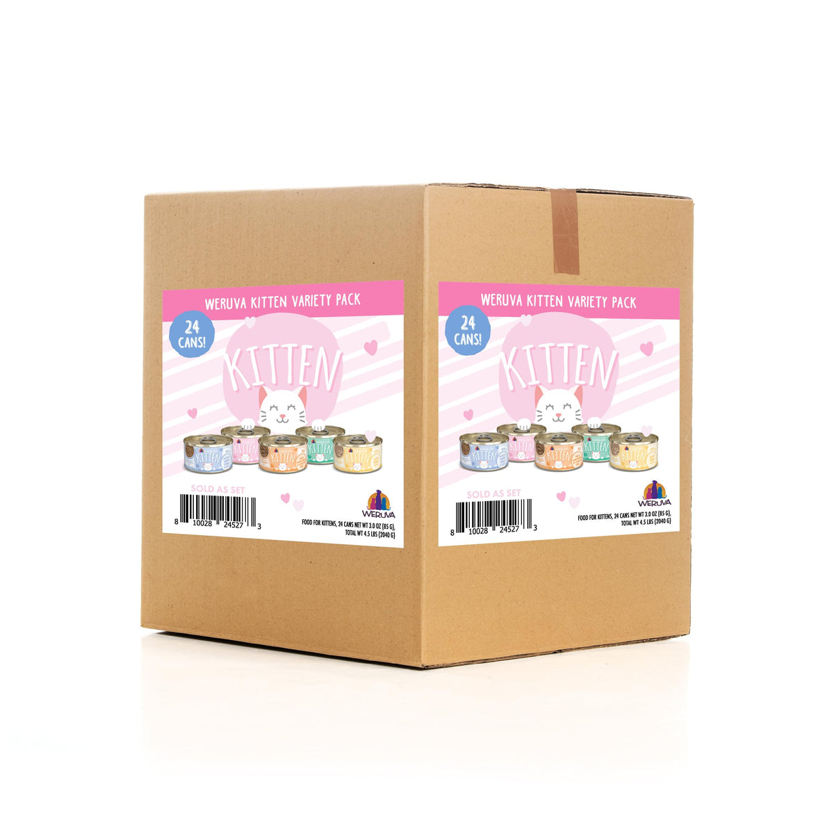 Weruva chatons, emballage conserve 3 onces, pratique pour des repas quotidiens.
