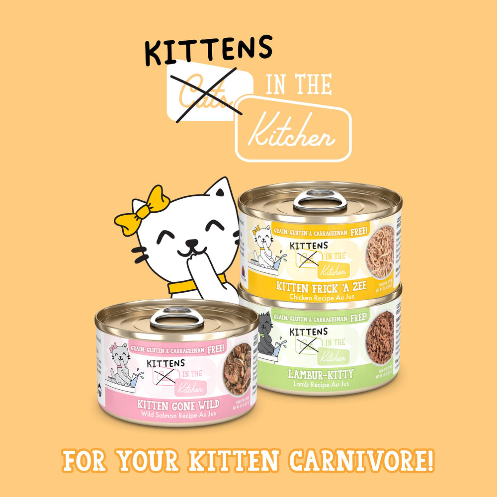 Option sans carraghénane Weruva Kitten en boîte de 3oz