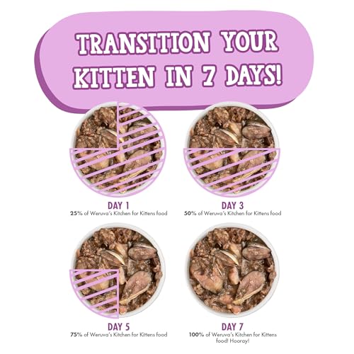 Weruva Cats in The Kitchen Kitten: ingrédients réels visibles en boîte 3oz.