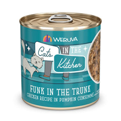 Weruva Funk dans le Tronc, boîte 10 oz prête à servir comme repas humide.